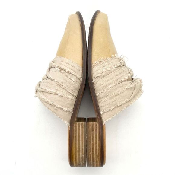 Kelsi Dagger Brooklyn Alder Mules Size 9 Tan Leather Pointed Toe Boho Slip On - Picture 10 of 15